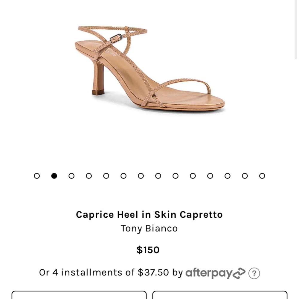 Tony Bianco Caprice Heels Size 6